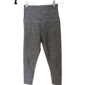 Beyond Yoga Caught In‎ The Midi Space Dye Gray Leggings Size Small EUC